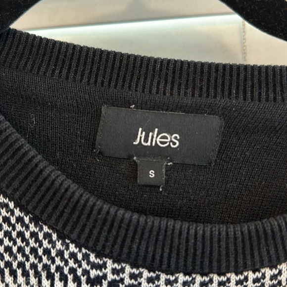 French Jules Plaid/Houndstooth sweater - Picture 3 of 5